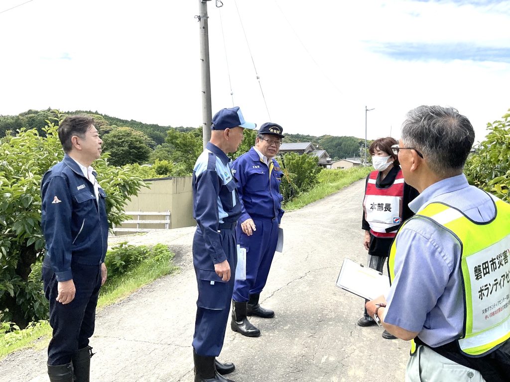 令和５年6月　台風2号対応に全国の議員が、県内議員が奔走！①